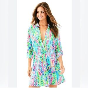 Lilly Pulitzer Natalie swim cover up.